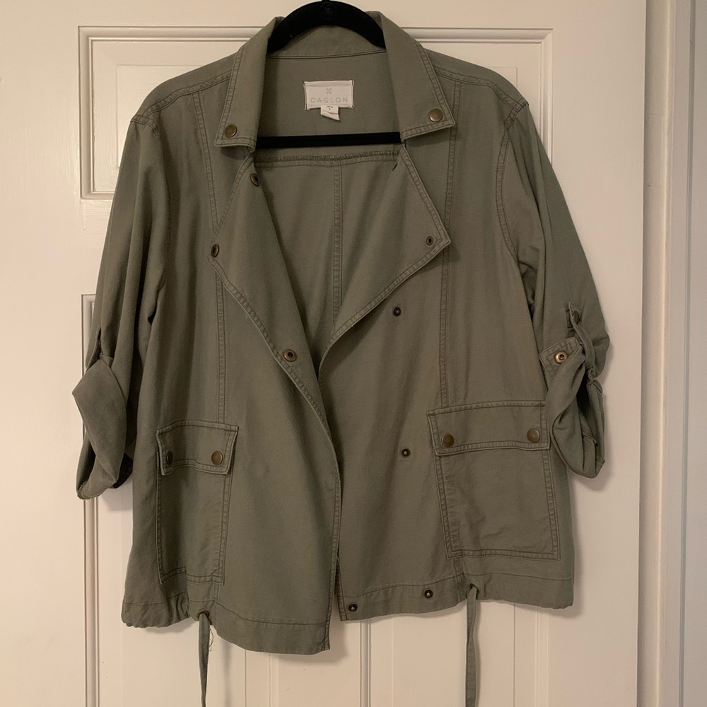 Caslon Unstructured Moto Jacket